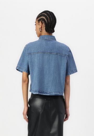 Джинсовая блузка