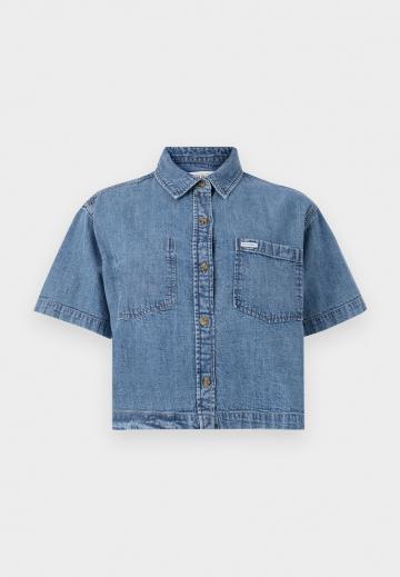 Джинсовая блузка