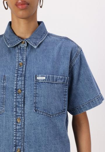 Джинсовая блузка