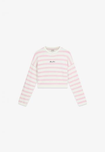 Пуловер в полоску