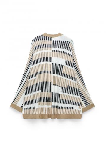 Жаккардовая вязаная кофта