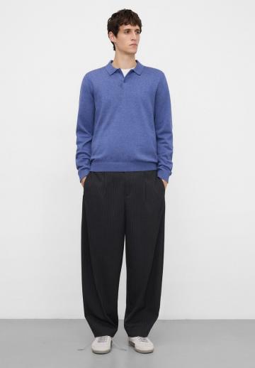 Поло с длинным рукавом