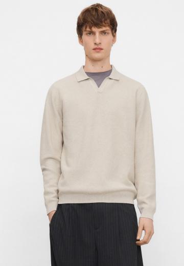 Поло с длинным рукавом