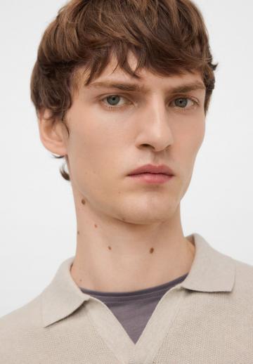 Поло с длинным рукавом