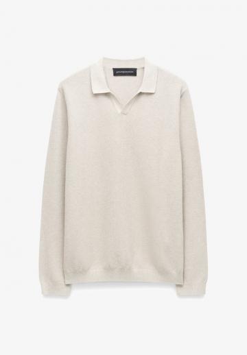 Поло с длинным рукавом