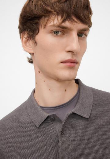 Поло с длинным рукавом