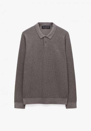 Поло с длинным рукавом