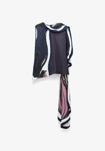 Блузка без рукавов