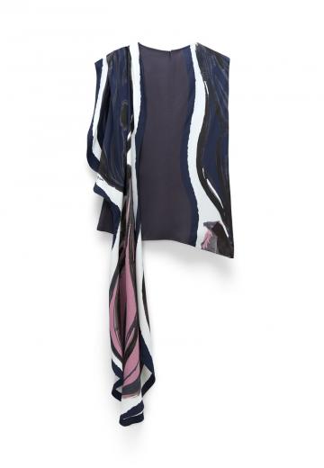 Блузка без рукавов