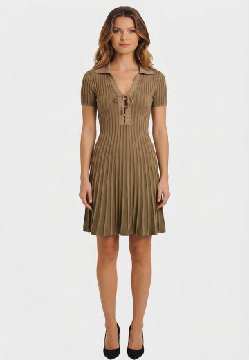 Вязаное платье