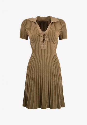 Вязаное платье