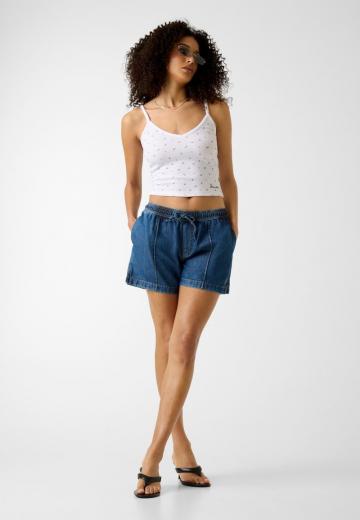 Топ на бретельках