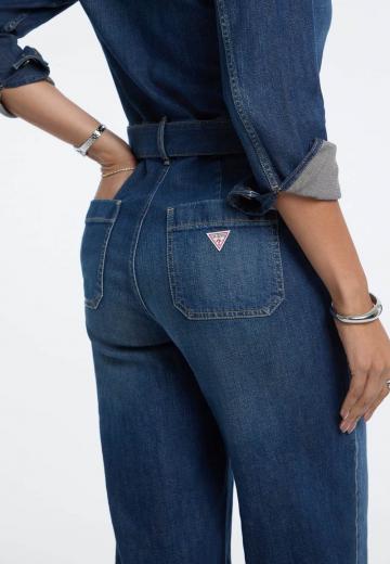 Джинсовый комбинезон