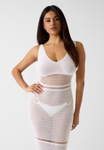 Вязаное платье