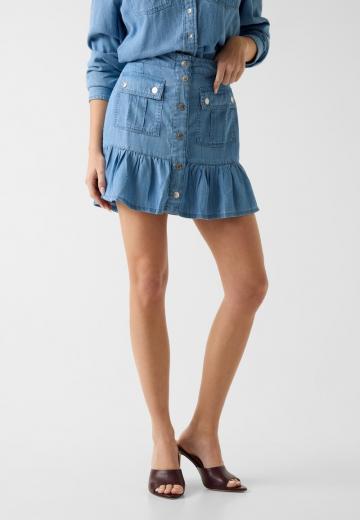 Джинсовая юбка