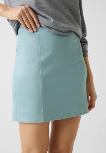 Кожаная юбка