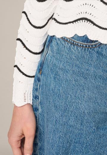 Жаккардовая вязаная кофта