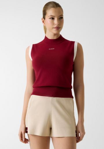 Пуловер без рукавов