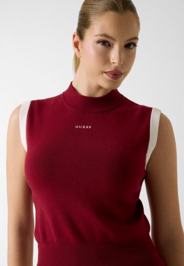 Пуловер без рукавов