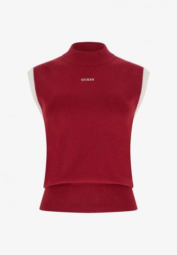 Пуловер без рукавов