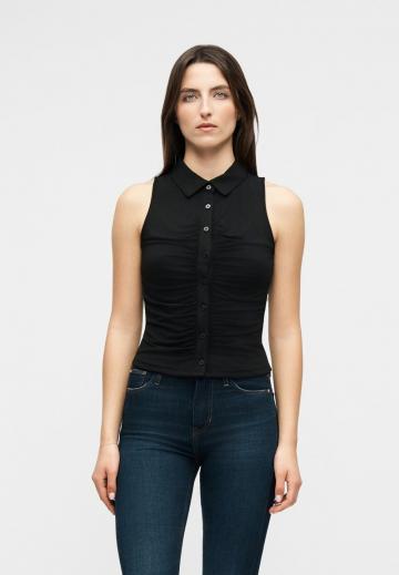 Блузка без рукавов