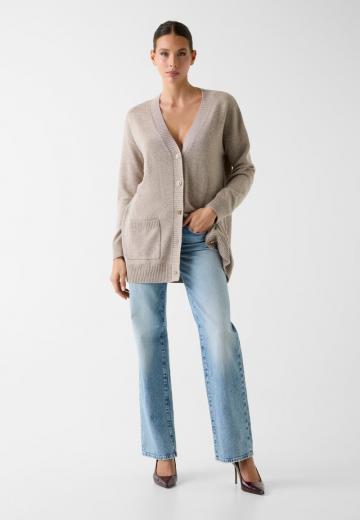 Длинный кардиган