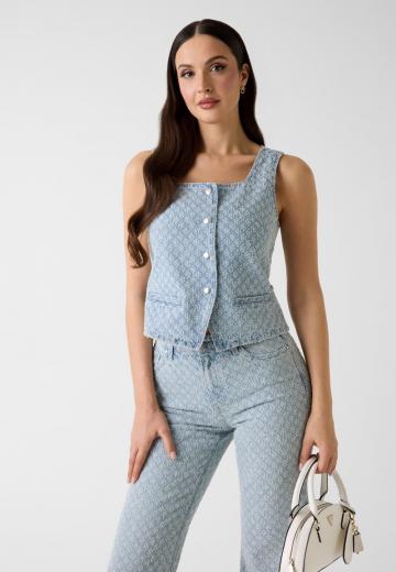 Джинсовый комбинезон