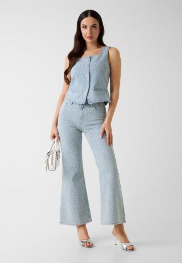 Джинсовый комбинезон