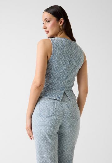 Джинсовый комбинезон