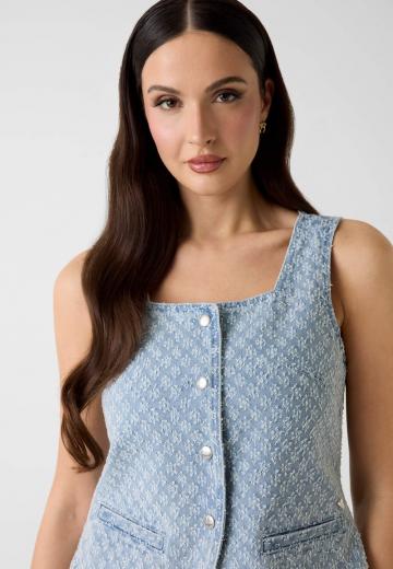 Джинсовый комбинезон