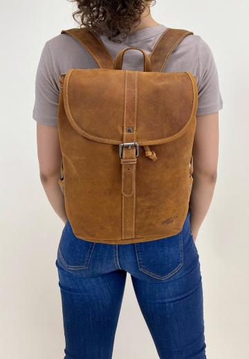 Кожаный рюкзак