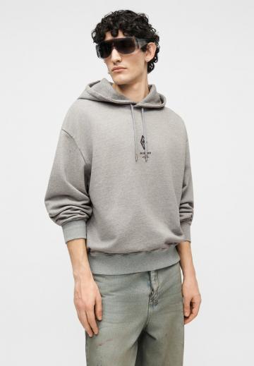 Пуловер с капюшоном