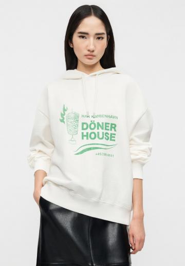 Пуловер с капюшоном