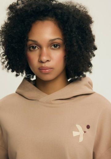 Пуловер с капюшоном