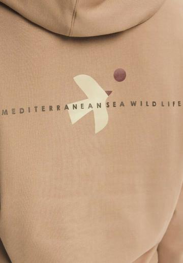 Пуловер с капюшоном