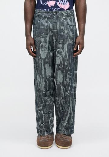 Прямые джинсы