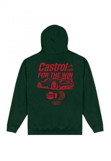 Пуловер с капюшоном