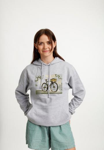 Пуловер с капюшоном