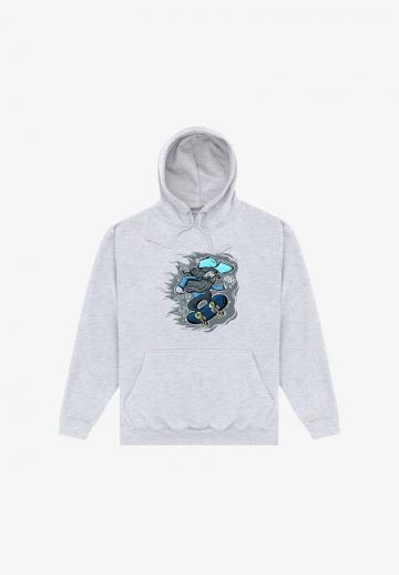 Пуловер с капюшоном