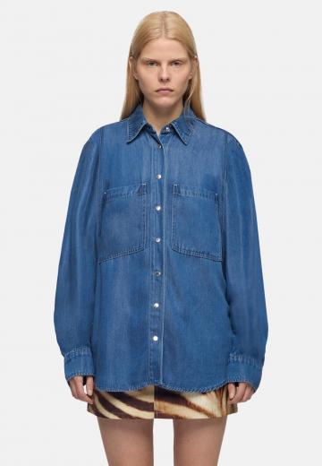 Джинсовая блузка