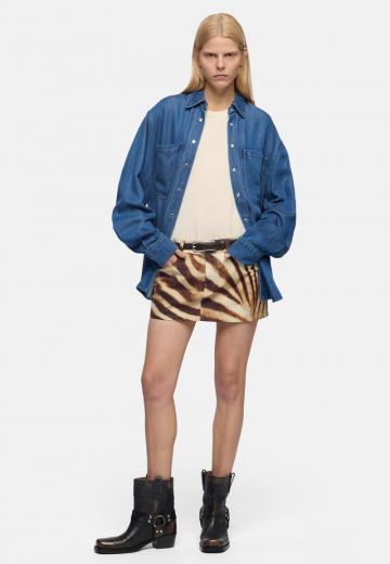 Джинсовая блузка