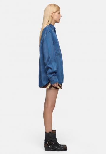 Джинсовая блузка