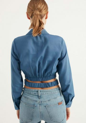 Джинсовая блузка