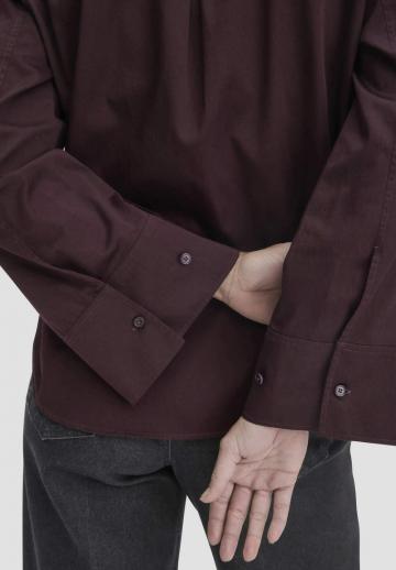 Атласная блузка