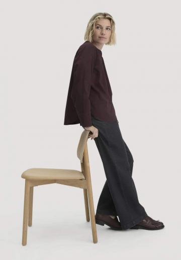 Атласная блузка