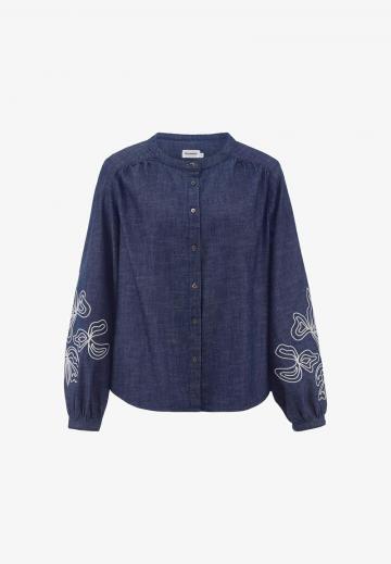 Джинсовая блузка