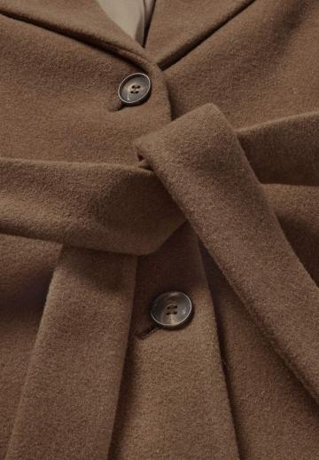 Шерстяное пальто