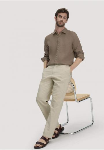 Льняные брюки