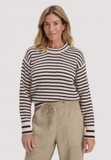 Пуловер в полоску