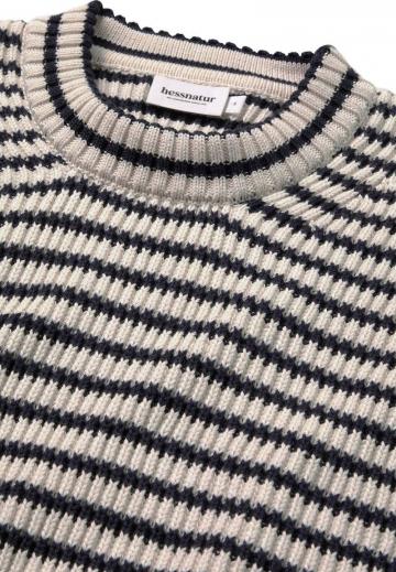 Пуловер в полоску